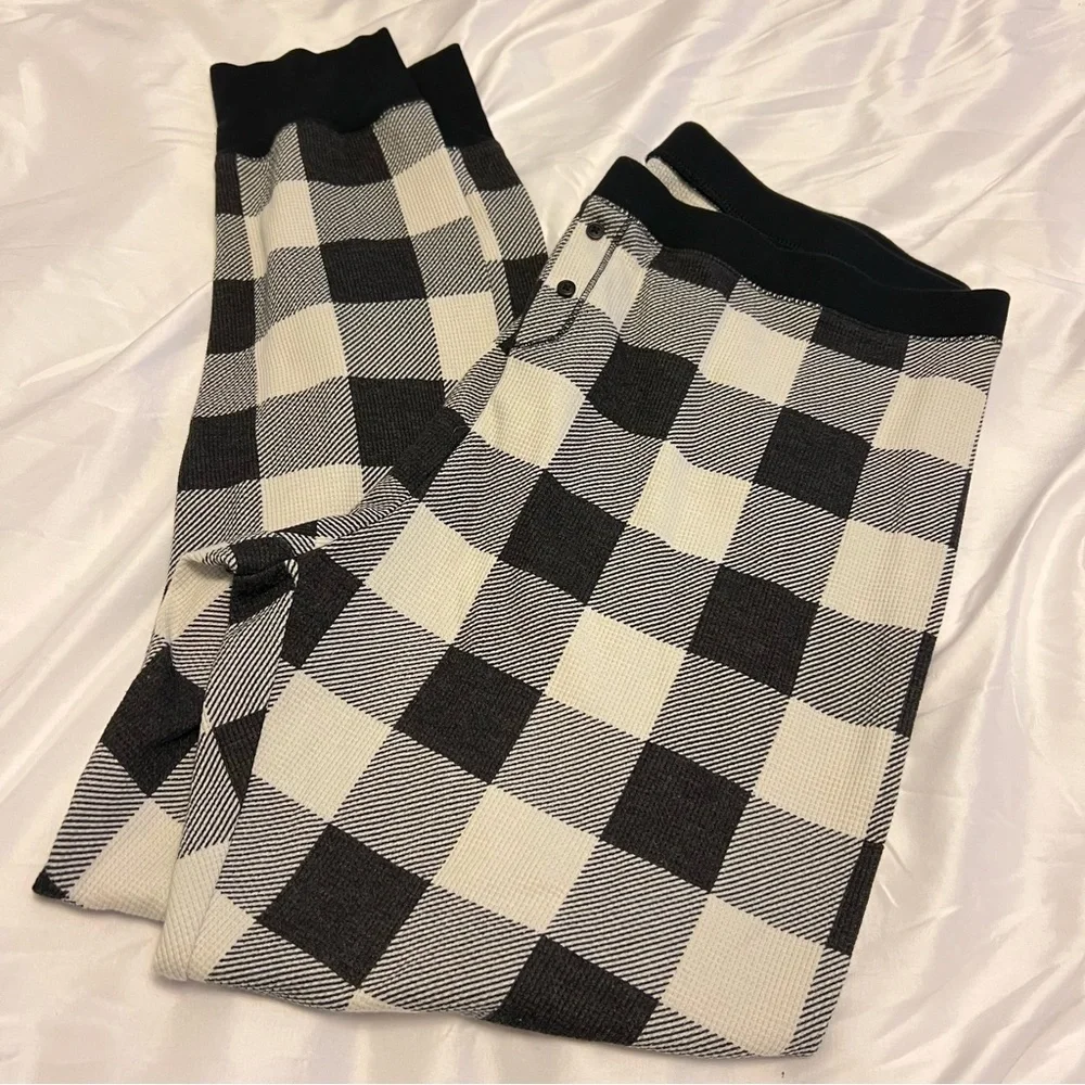 Old Navy Black & White Checkered Pajama Pants | Lounge Sleepwear | Size 2X